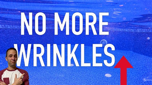 How to Remove Pool Liner Wrinkles Easily diy