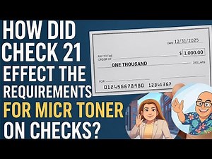 The Source: How did Check 21 affect the requirements for MICR toner on checks?