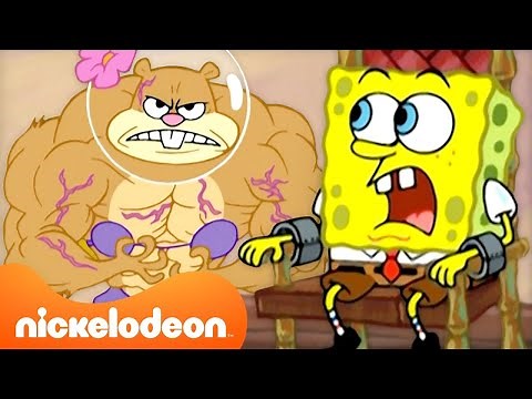 60 MINUTES of Sandy Saving the Day 🏄‍♀️ | SpongeBob