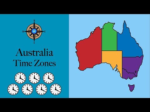 Australian Time Zones Mapped ⏰