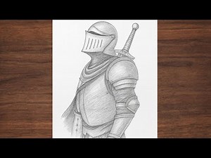 How to Draw a Knight in Armor | Knight Drawing Step by Step