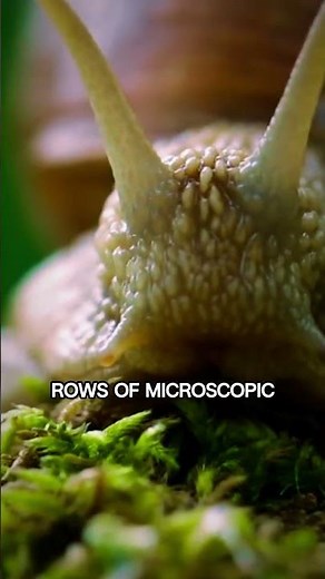 The Snail's Thousands of Teeth! #snail #mollusca