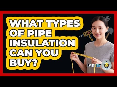 What Types Of Pipe Insulation Can You Buy?