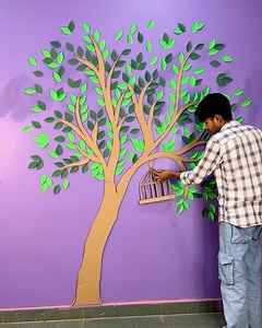 3d paper tree using paper #papercrafts #tree | Deep's CRAFT