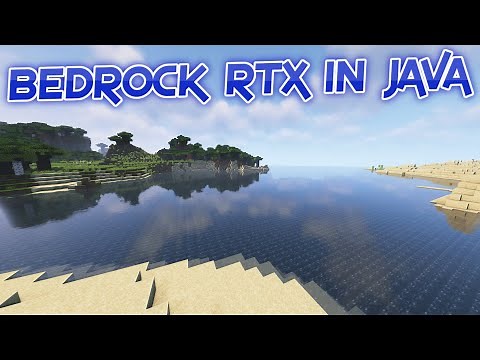 Bedrock RTX in Java with these new shaders!