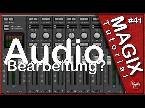Magix Video Deluxe • Audiobearbeitung • mit einer Video Schnitt Software? • so geht es • Tutorial