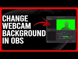 How To Change Webcam Background In OBS (How To Customize Webcam Background In OBS)