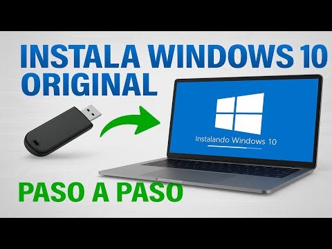 Tutorial From USB - Download and Install (Original Windows 10 ISO) 32/64-bit ✅