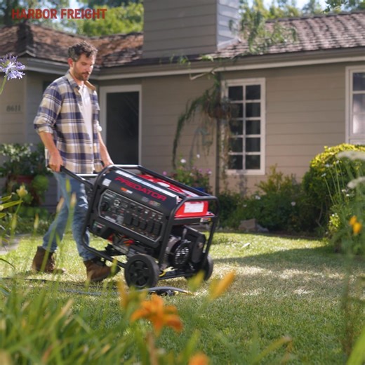 Never run out of power with our top-rated PREDATOR generators. Shop traditional portable generators, super-quiet inverter generators, and even multi-fuel generators—ideal for the home, jobsites, and outdoor recreation. As good as the best for a whole lot less. | Harbor Freight