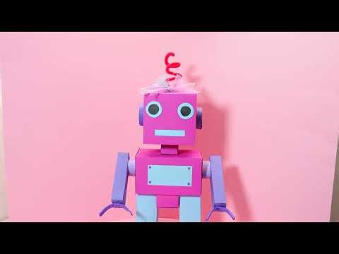Create a Colorful Paper Robot with Easy Steps ! 🤖🦾🦿
