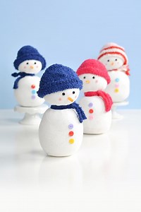 5.4K views · 96 reactions | SOCK SNOWMAN - adorable! Instructions >> https://onelittleproject.com/sock-snowman/ | One Little Project | Facebook