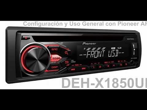 DEH X1850UB Configuracin y Uso General Pioneer ARC en Android