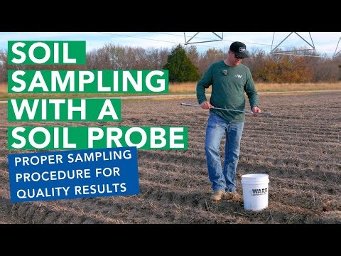 Soil Sampling With a Soil Probe