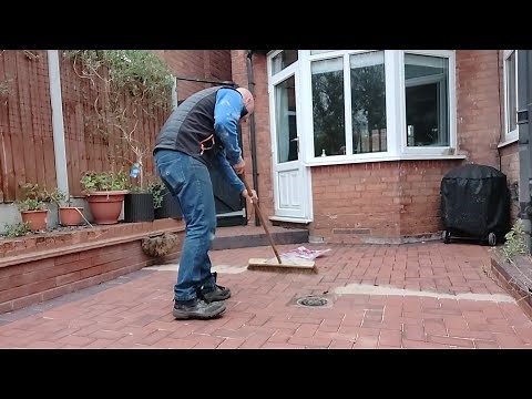 HOW TO RE SAND BLOCK PAVING