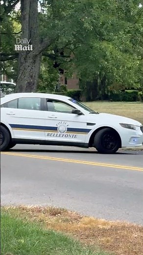 Driver speeds past school bus and meets instant karma