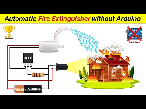 Inspire Award Project || How to make Automatic Fire Extinguisher without Arduino || Science Project