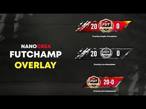 🏆 FUT CHAMPIONS WL SCOREBOARD ANIMATED (overlay animé) | TWITCH | YOUTUBE