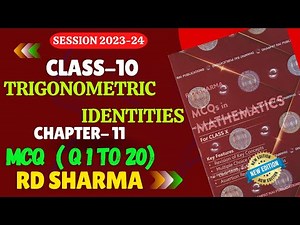 RD Sharma MCQs Solutions Class 10 Chapter 11 Trigonometric Identities Multiple Choice Questions