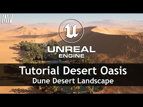 MAWI Dune Desert Landscape | Tutorial Desert Oasis | #unrealengine #UE5 #gamedev