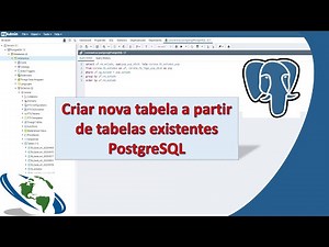 Como criar nova tabela a partir de tabelas existentes - PostgreSQL