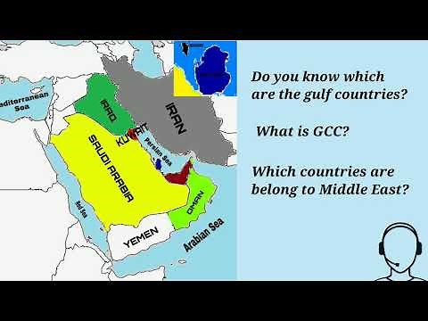 What is The Gulf countries,The GCC countries and The Middle East