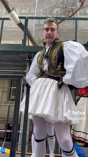 Greek Male Dancers at NYC Parade: A Captivating Display