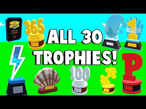 How To Get EVERY Trophy In Bloxburg!