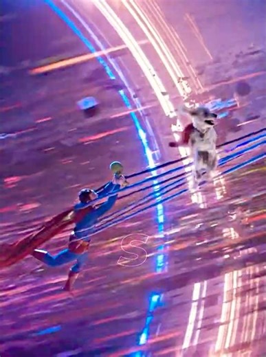 Superman rescues baby and dog #shorts