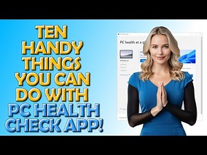 🟢 Ten Things You Can Do With The PC Health Check App 🟢