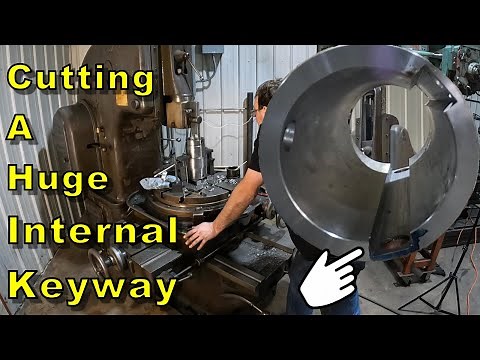 How To Cut Accurate Internal Keyways On A Vertical Shaper | Manual Machining