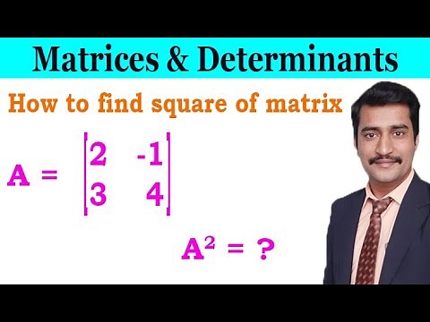 How to find square of matrix