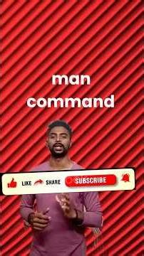 Linux man Command Explained | View Manual Pages in Linux | #linix #shorts #mancommand