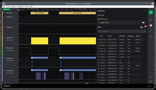 New SPI Flash analyzer for @saleae Logic 2
