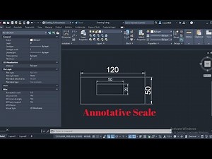 Annotative scale // (AutoCAD Tutorial)