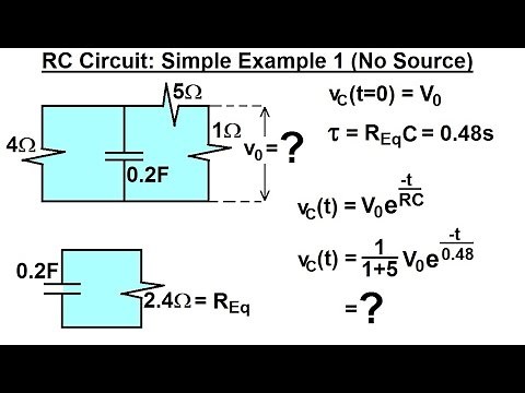 Electrical Engineering: Ch 8: RC & RL Circuits (4 of 43) The RC Time Constant Revisited