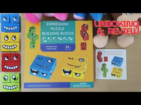 Expression Puzzle Building Blocks, Unboxing and Review