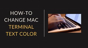 Change Mac Terminal Text Color