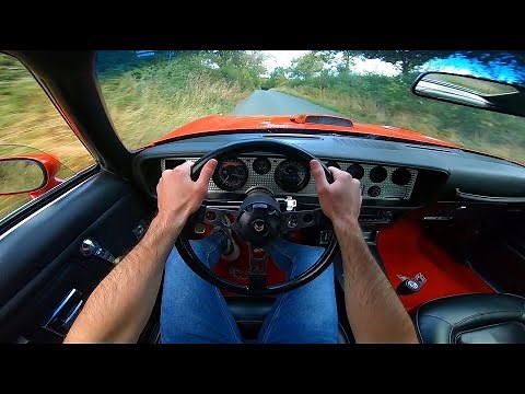 1973 Pontiac Firebird Trans-Am 455 V8 Auto - POV Test Drive & Walk-around | Fully Restored