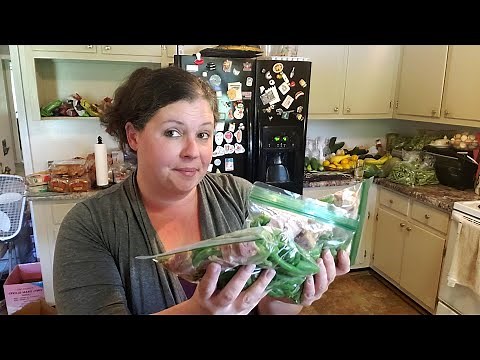 How I FREEZE green beans - Easy blanch and freeze method to preserve beans