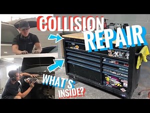 What's Inside A Collision Repair Apprentice Tool Box? | Auto Body Work Tool MUST HAVE’S!