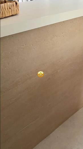 DIY - IKEA HACK TRAVERTINE ISLAND #ikeahack #renovation #beforeandafter