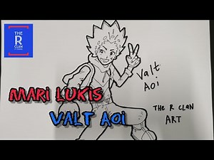 Mari Lukis Valt Aoi Beyblade Burst [The R Clan Art]