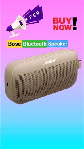 Bose Soundlink Flex Portable Bluetooth Speaker Review #bluetoothspeaker