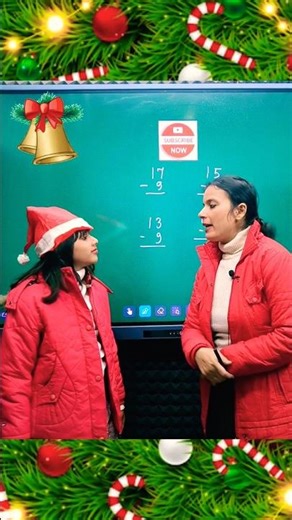 Maths Tricks for Fast Calculation| Vedic Maths Subtraction Trick 🔥 | Merry Christmas #fun #shorts