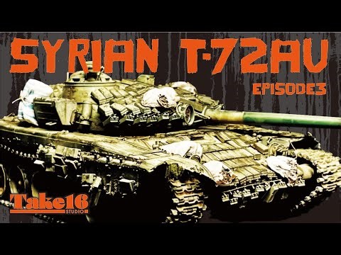 1/35 T-72AV Diorama build Part.3 T-72AV ジオラマ製作3