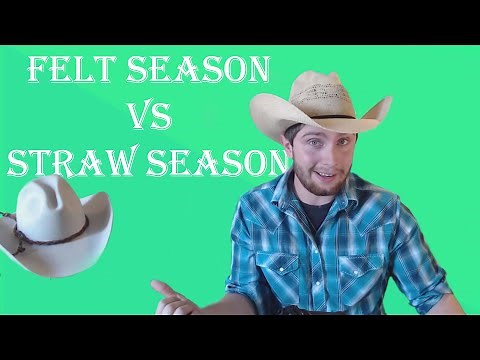 When to Wear a Felt or Straw Cowboy Hat