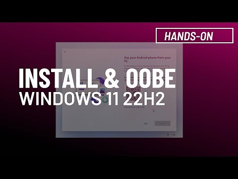 Windows 11 22H2 clean installation and OOBE process (demo)