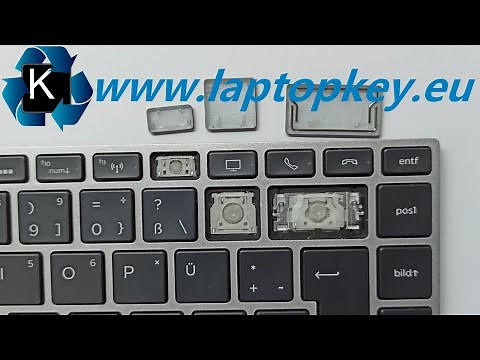 Easy Fix Broken HP Laptop Keys 445 450 455 470 745 840 G5 G6 How Repair Install FAST DIY Tutorial
