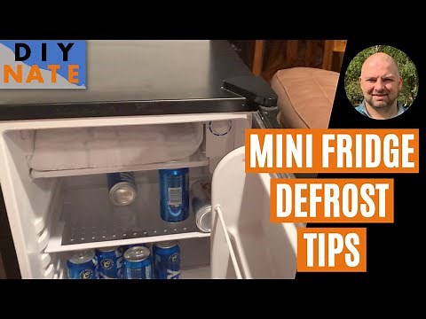 How to Easily Defrost a Mini Fridge with Ice Built Up in Freezer! Instructions & Tips (Igloo FR320)