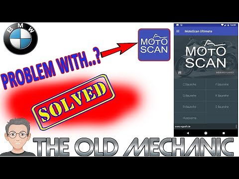 BMW MOTOSCAN APP PROBLEM...? ⚠️ The Old Mechanic shows YOU how to SOLVE THIS PROBLEM. 👨‍🔧---🏍